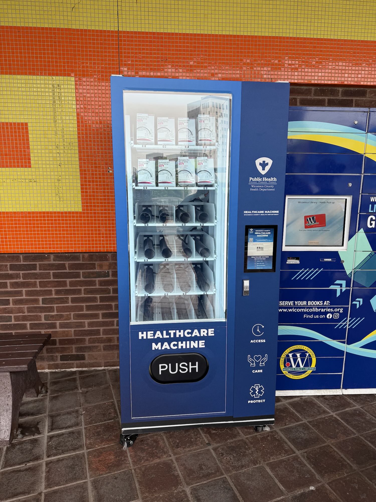 Installed vending machine — Maryland